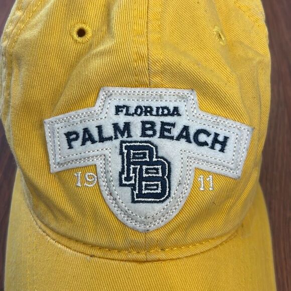 Florida Palm Beach yellow  baseball cap - Picture 2 of 4